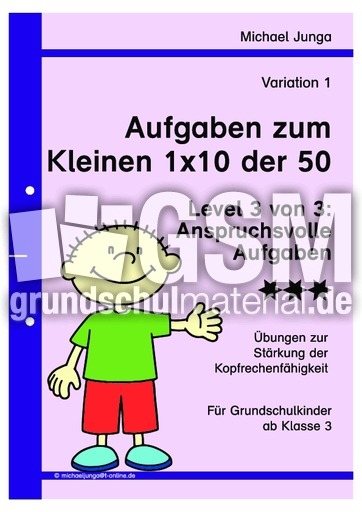 Aufgaben 1x1 der 50 - Level 3 - Variation 1 d.pdf